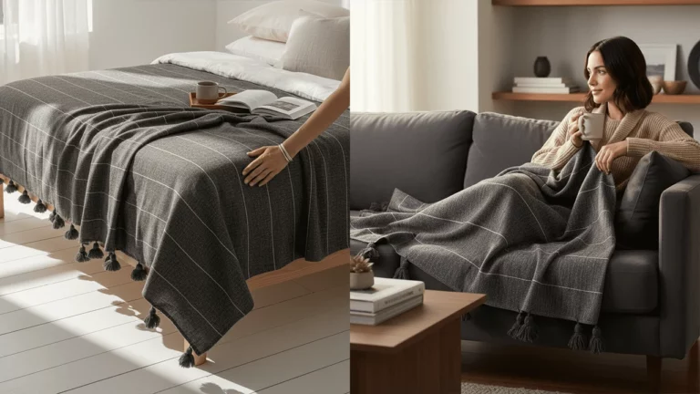 Textile marocain : décoration artisanale et matières naturelles