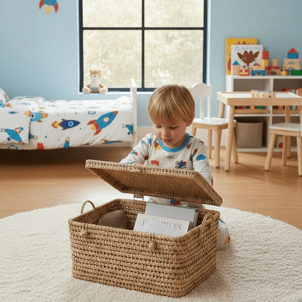 Malle de rangement en doum