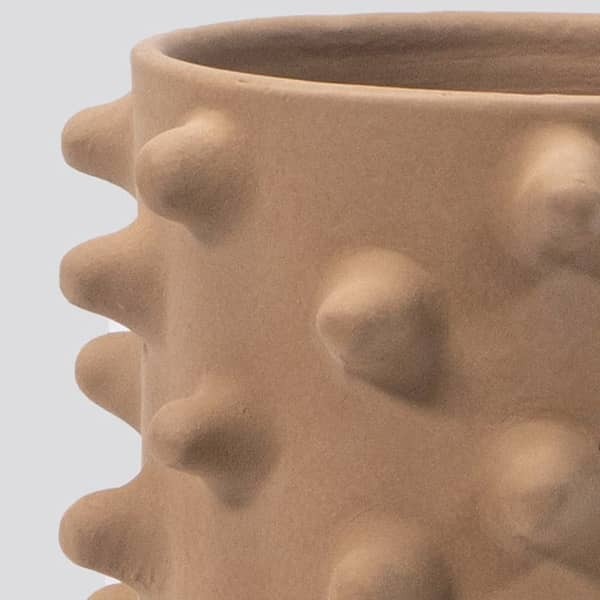 Vase barbaricos prickle brun-vert