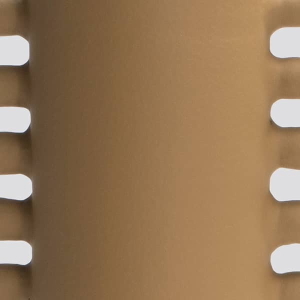 Vase brut parallel brun vert