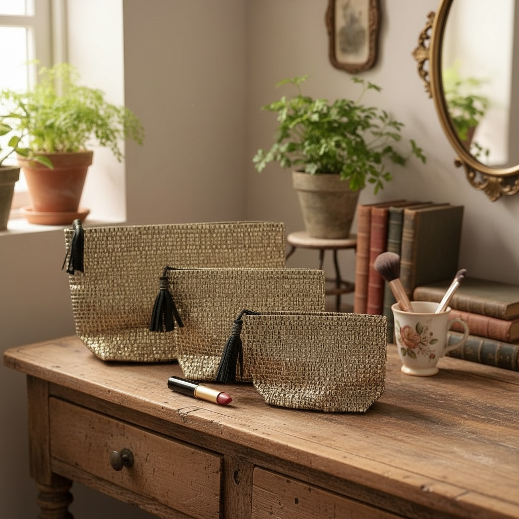 Trousse de toilette artisanale