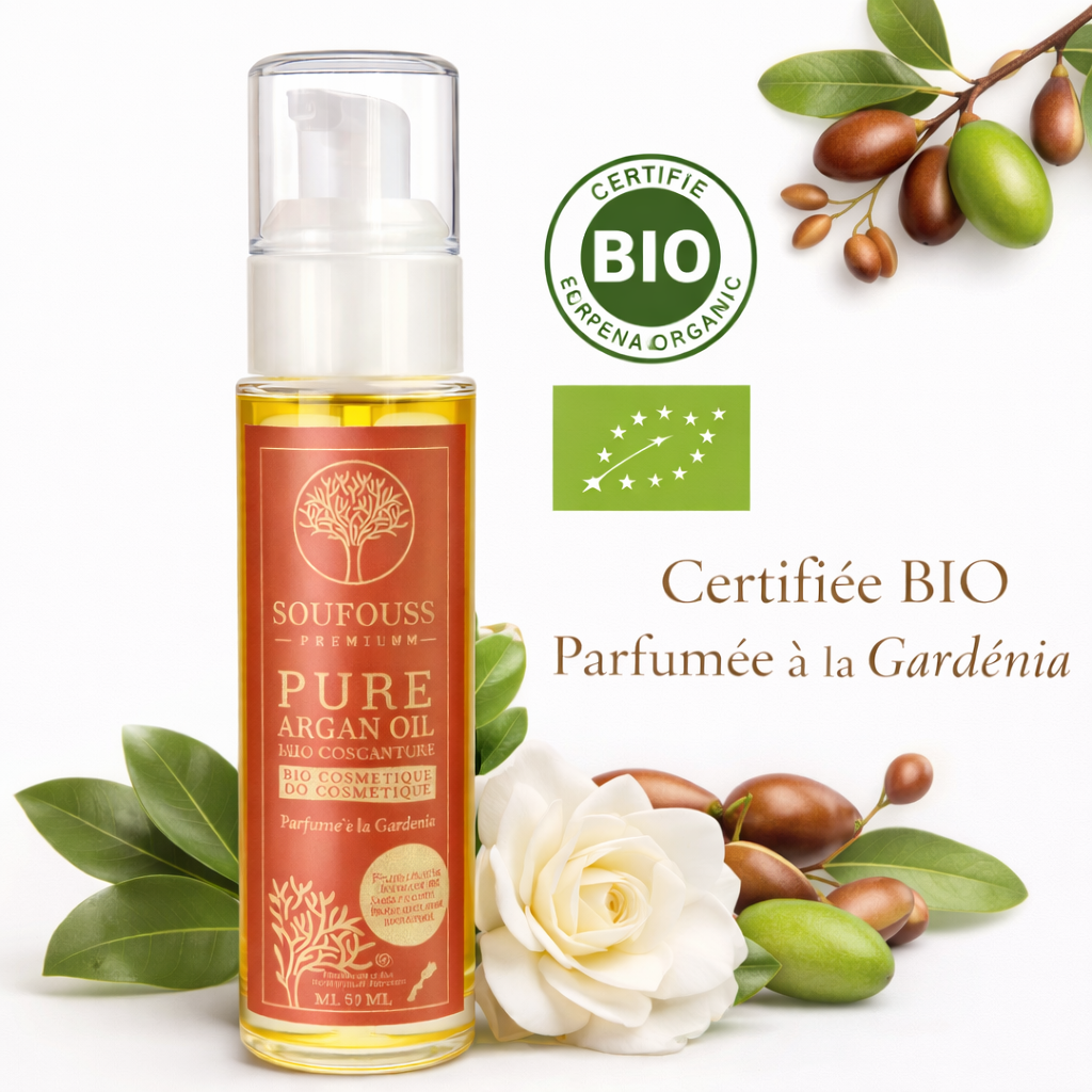 huile argan gardénia